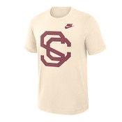 USC Trojans Men's Nike Cream SC Interlock Legacy Oversized Graphic Slub T-Shirt